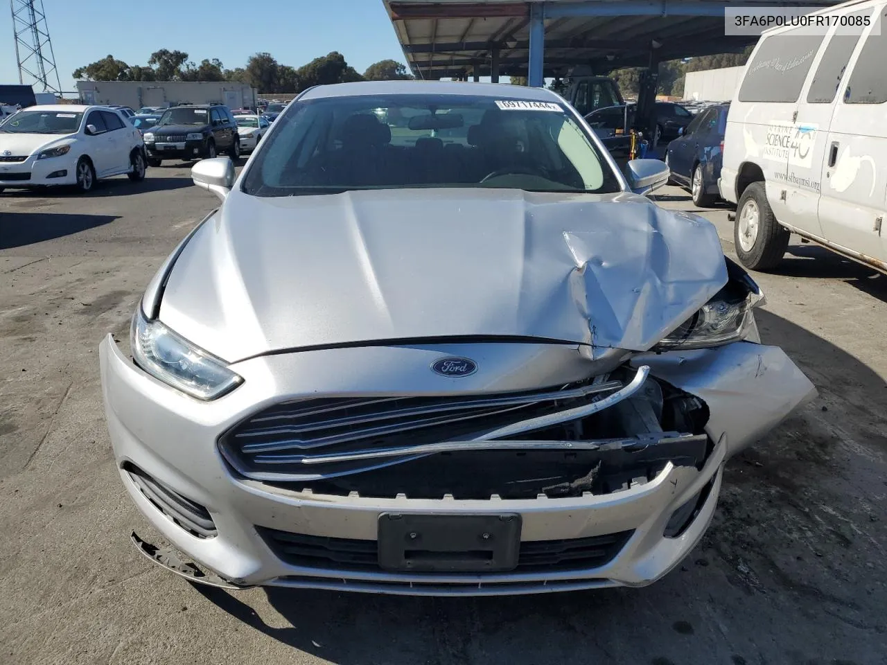 2015 Ford Fusion Se Hybrid VIN: 3FA6P0LU0FR170085 Lot: 69717444