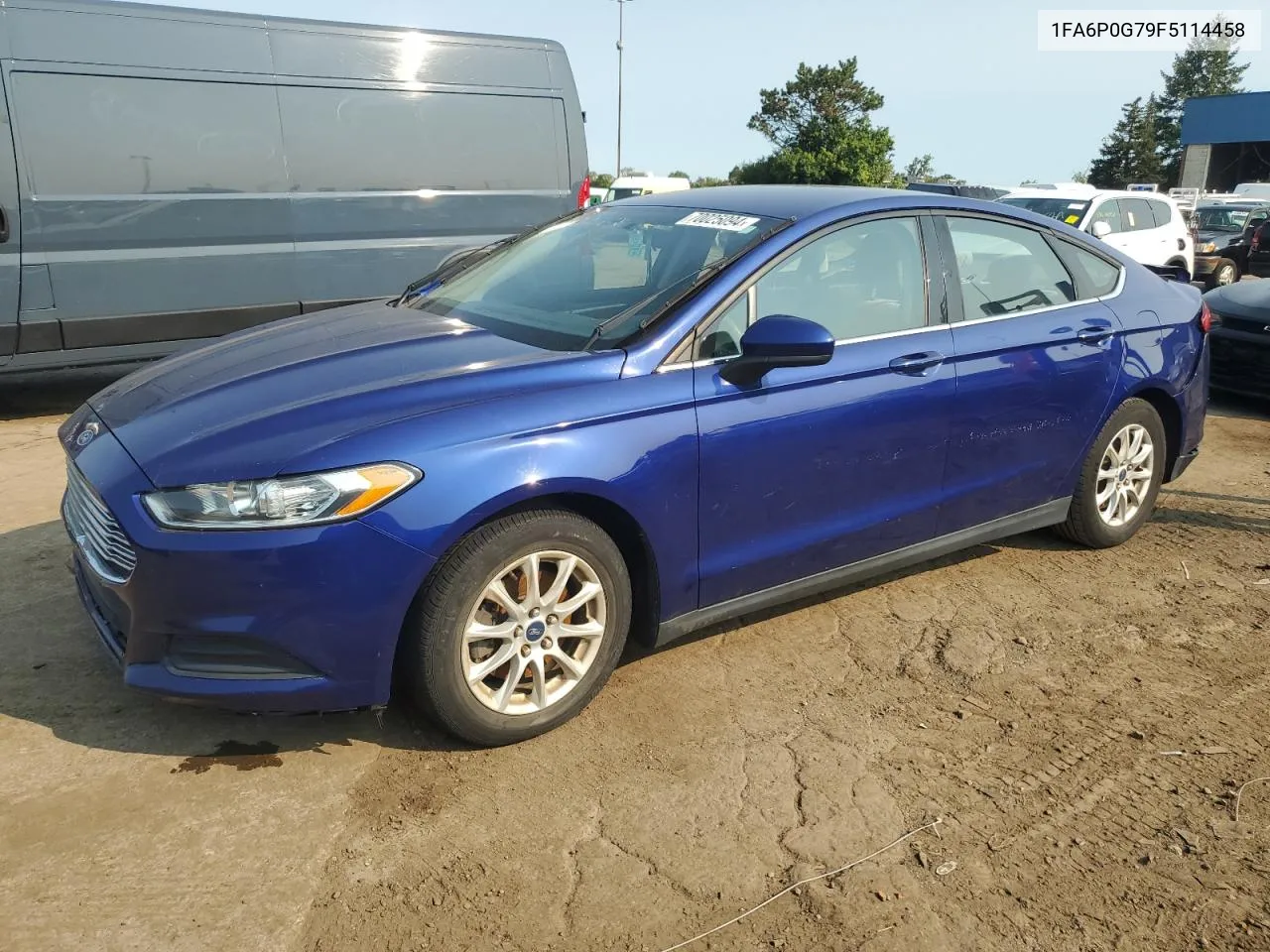 2015 Ford Fusion S VIN: 1FA6P0G79F5114458 Lot: 70025094