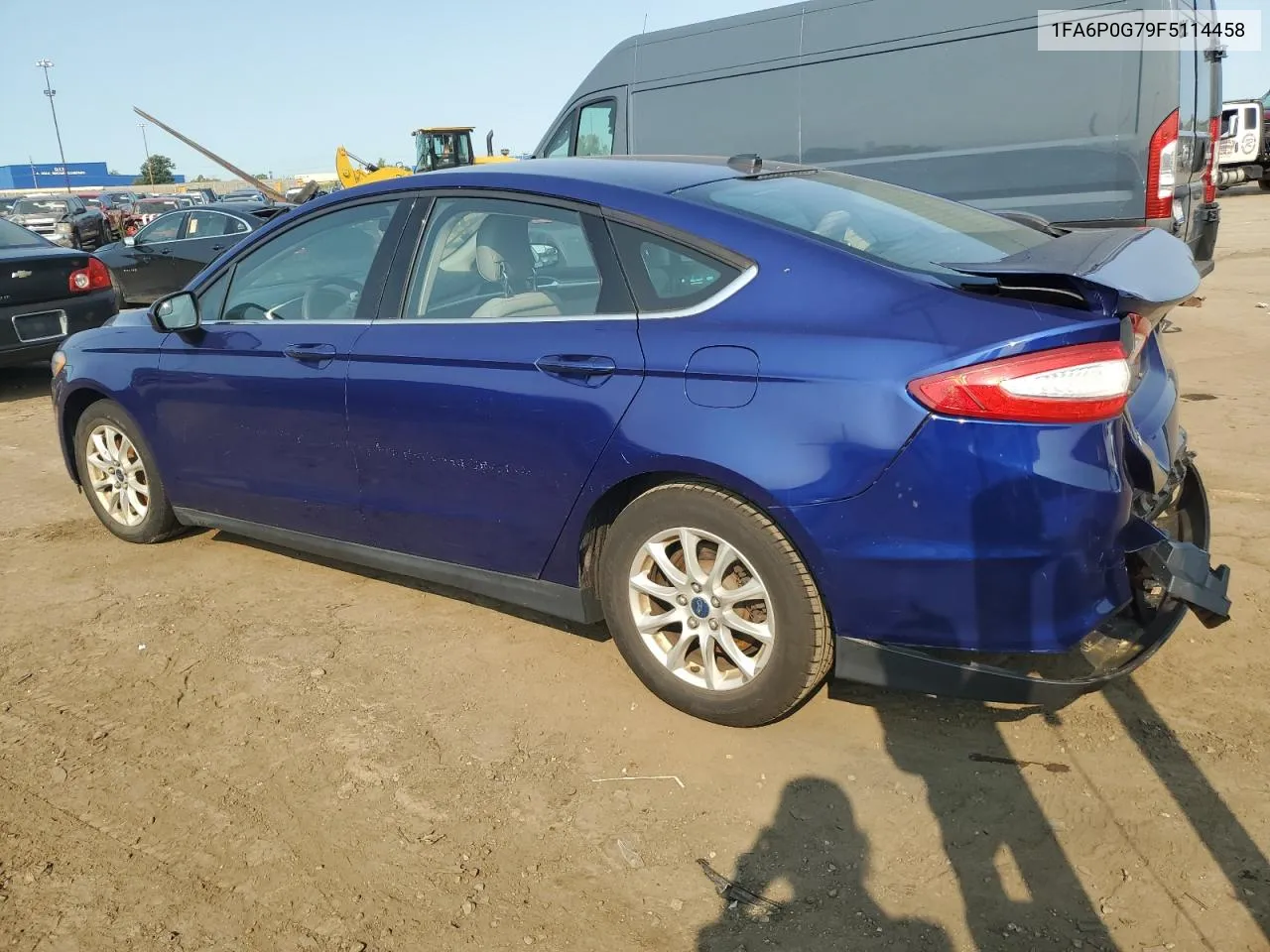 2015 Ford Fusion S VIN: 1FA6P0G79F5114458 Lot: 70025094