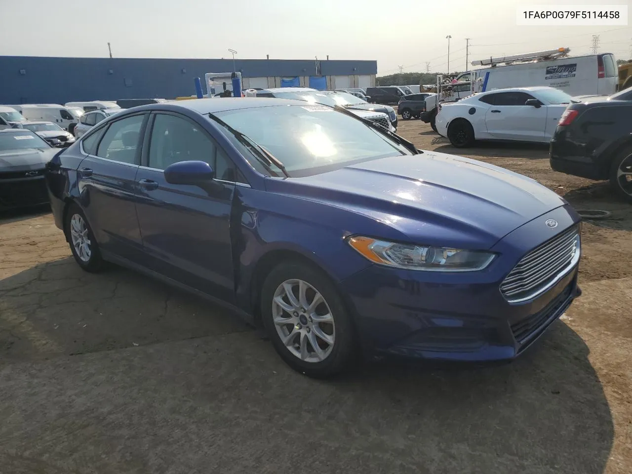 2015 Ford Fusion S VIN: 1FA6P0G79F5114458 Lot: 70025094