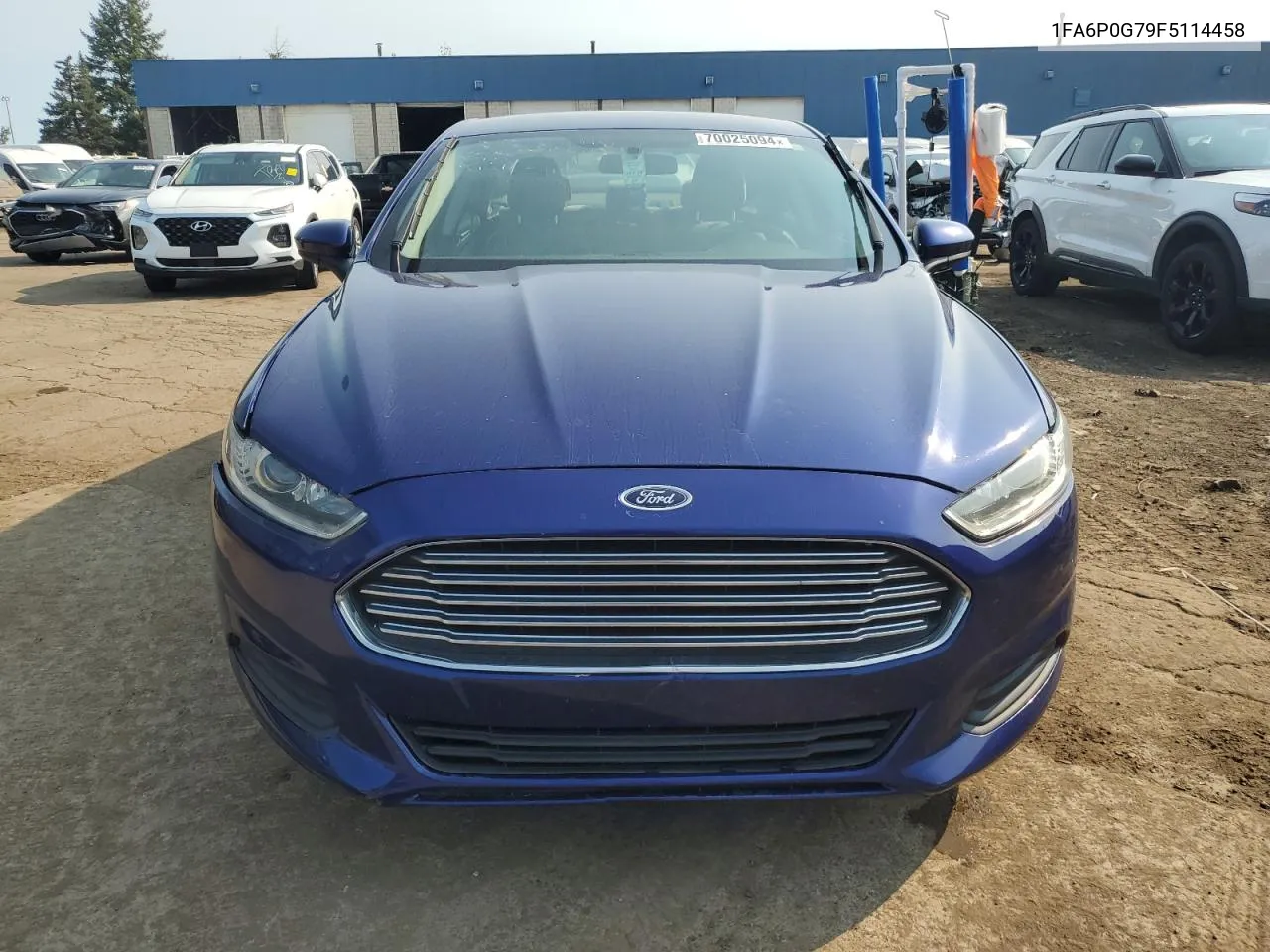 2015 Ford Fusion S VIN: 1FA6P0G79F5114458 Lot: 70025094