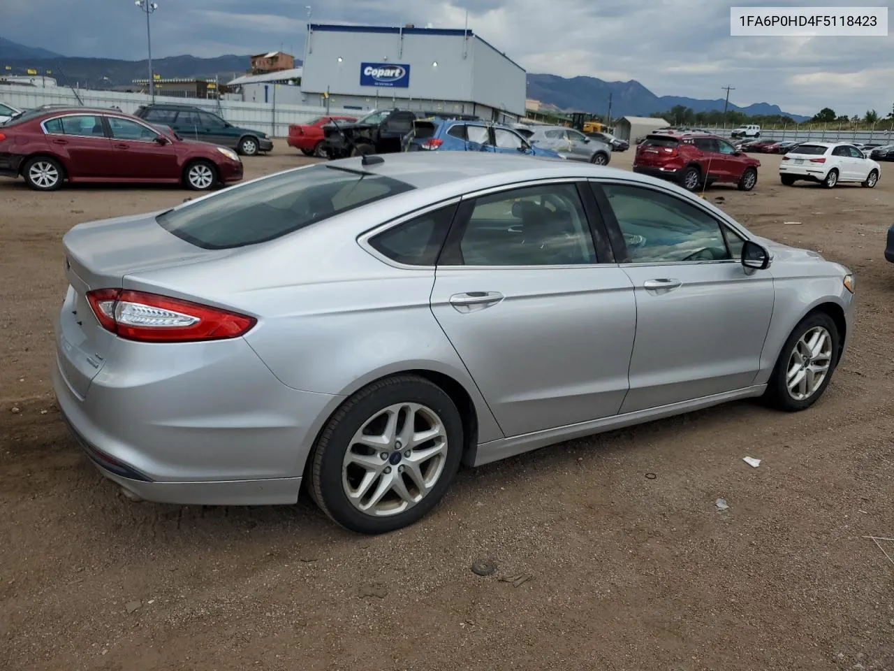 2015 Ford Fusion Se VIN: 1FA6P0HD4F5118423 Lot: 70092964