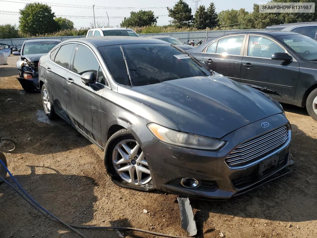 2015 Ford Fusion Se VIN: 3FA6P0HD9FR131987 Lot: 70392684