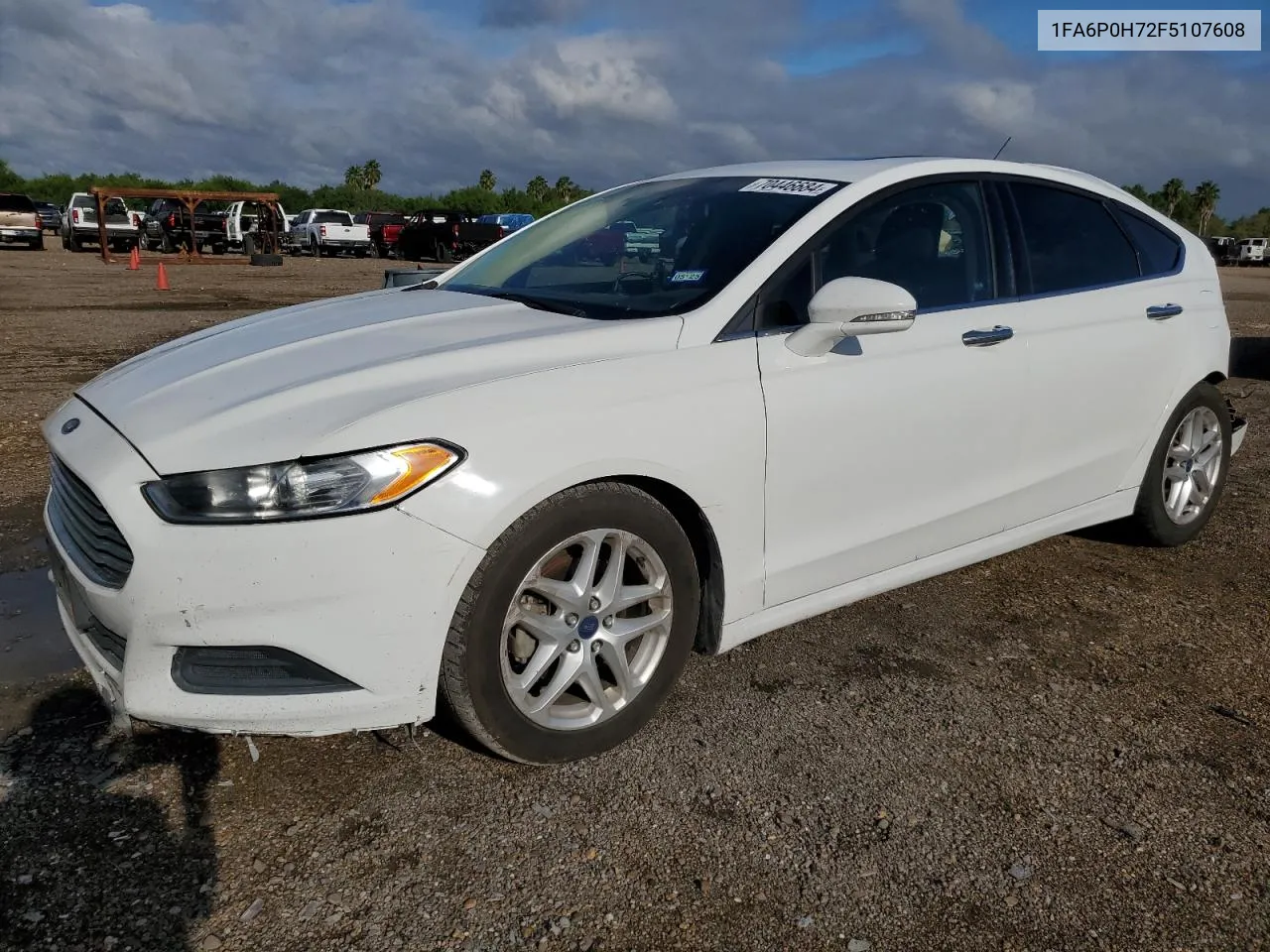 2015 Ford Fusion Se VIN: 1FA6P0H72F5107608 Lot: 70446684