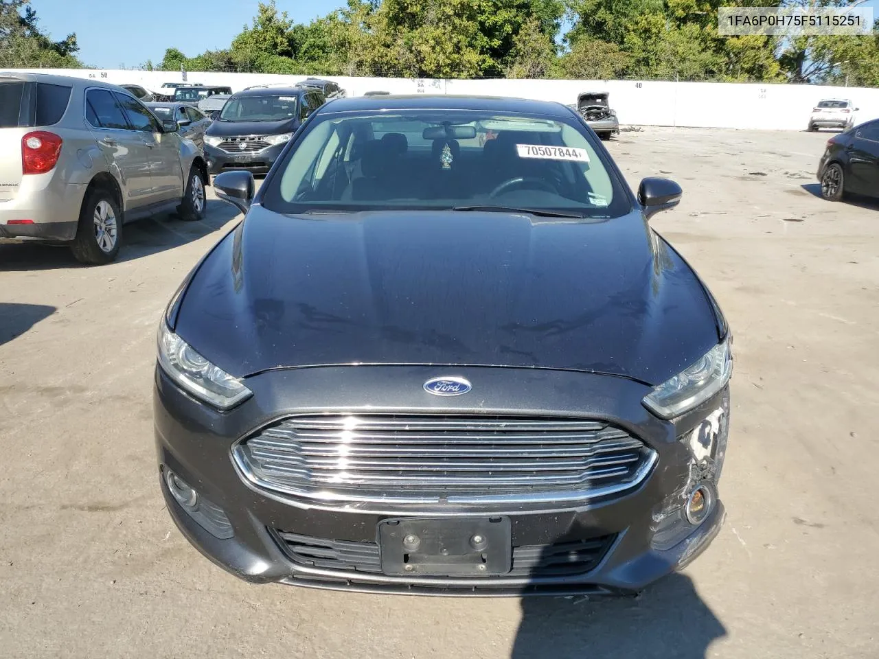 2015 Ford Fusion Se VIN: 1FA6P0H75F5115251 Lot: 70507844