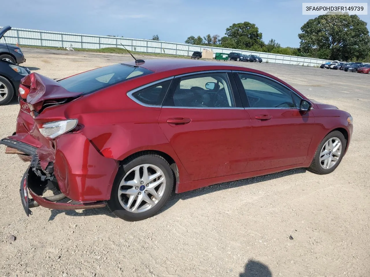 3FA6P0HD3FR149739 2015 Ford Fusion Se