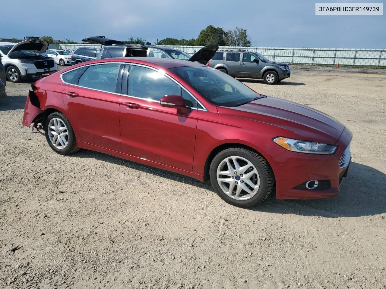 3FA6P0HD3FR149739 2015 Ford Fusion Se