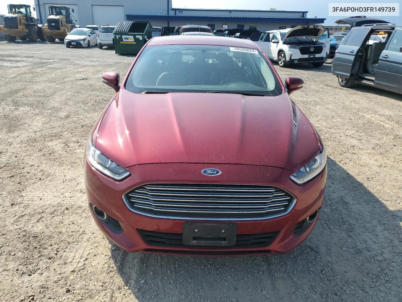 3FA6P0HD3FR149739 2015 Ford Fusion Se