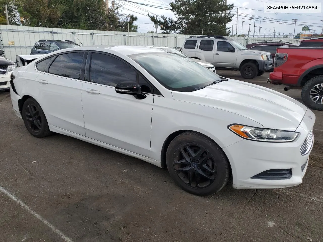 2015 Ford Fusion Se VIN: 3FA6P0H76FR214884 Lot: 70561614