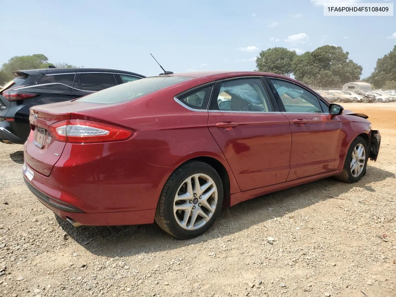 2015 Ford Fusion Se VIN: 1FA6P0HD4F5108409 Lot: 70830694