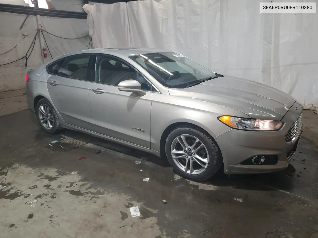 2015 Ford Fusion Titanium Hev VIN: 3FA6P0RU0FR110380 Lot: 71256154