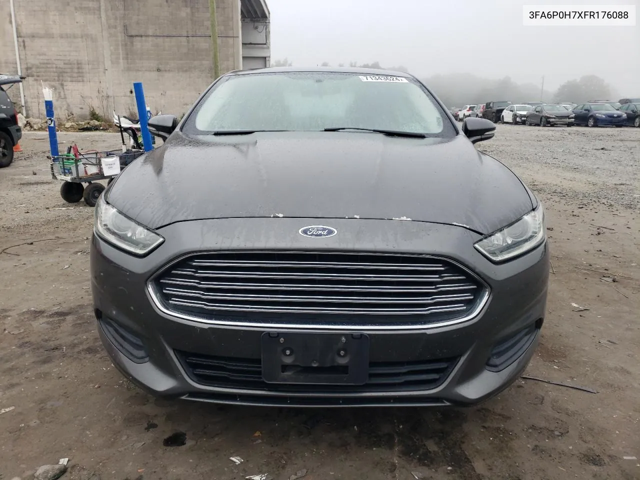 2015 Ford Fusion Se VIN: 3FA6P0H7XFR176088 Lot: 71343624