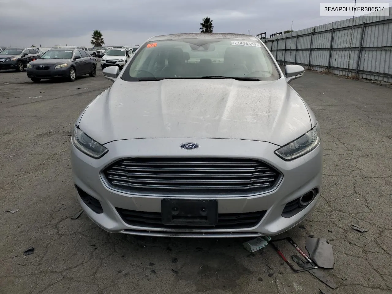 3FA6P0LUXFR306514 2015 Ford Fusion Se Hybrid