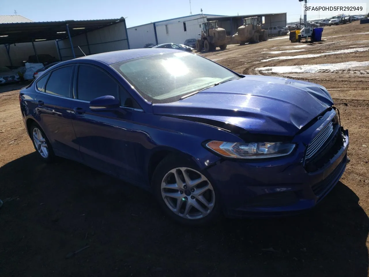 2015 Ford Fusion Se VIN: 3FA6P0HD5FR292949 Lot: 71450534