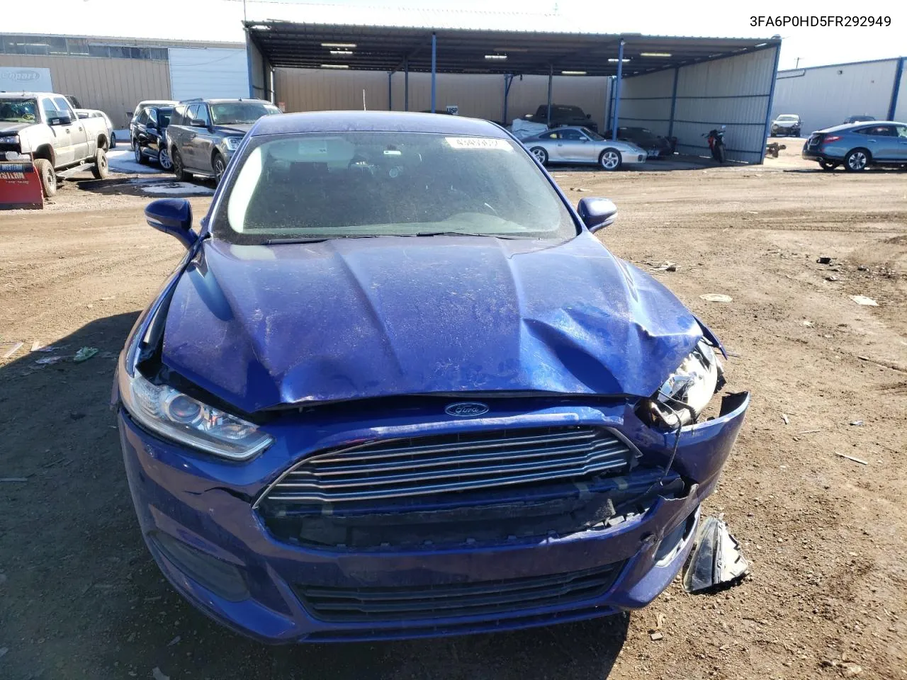 2015 Ford Fusion Se VIN: 3FA6P0HD5FR292949 Lot: 71450534