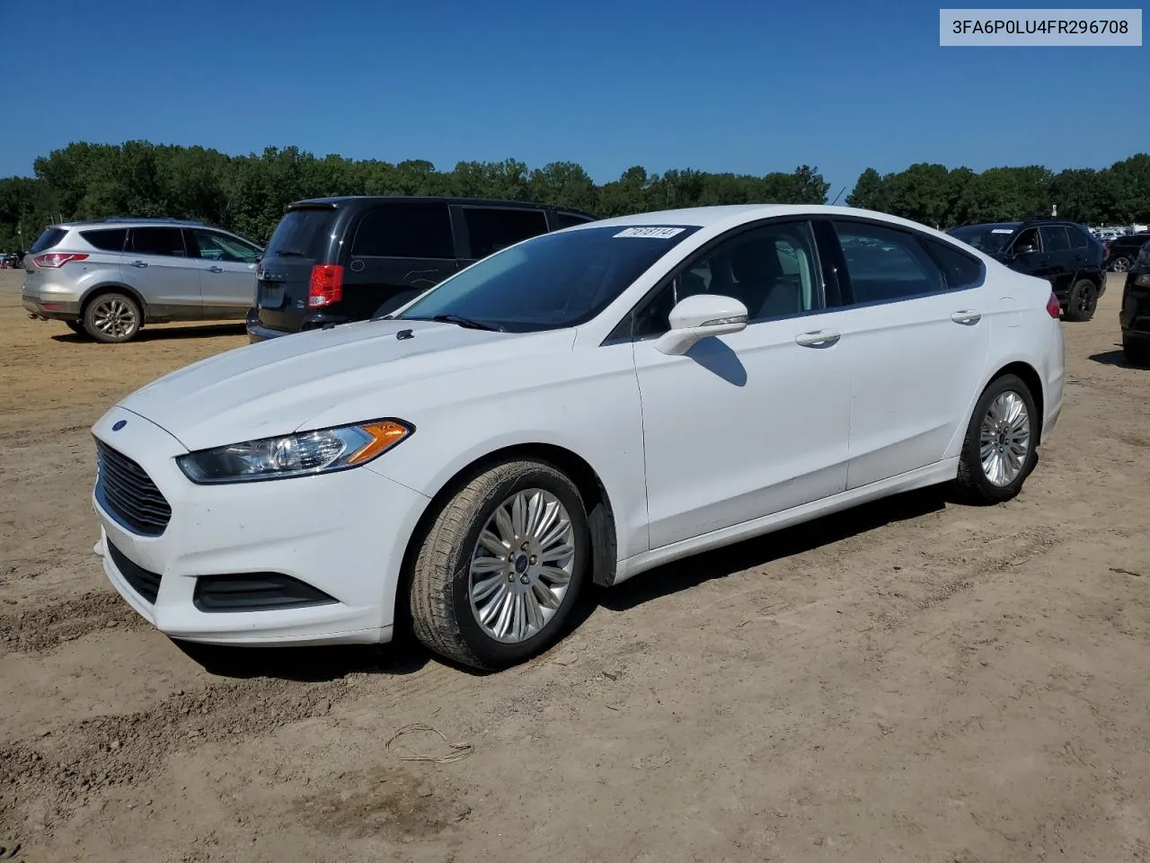 2015 Ford Fusion Se Hybrid VIN: 3FA6P0LU4FR296708 Lot: 71618114