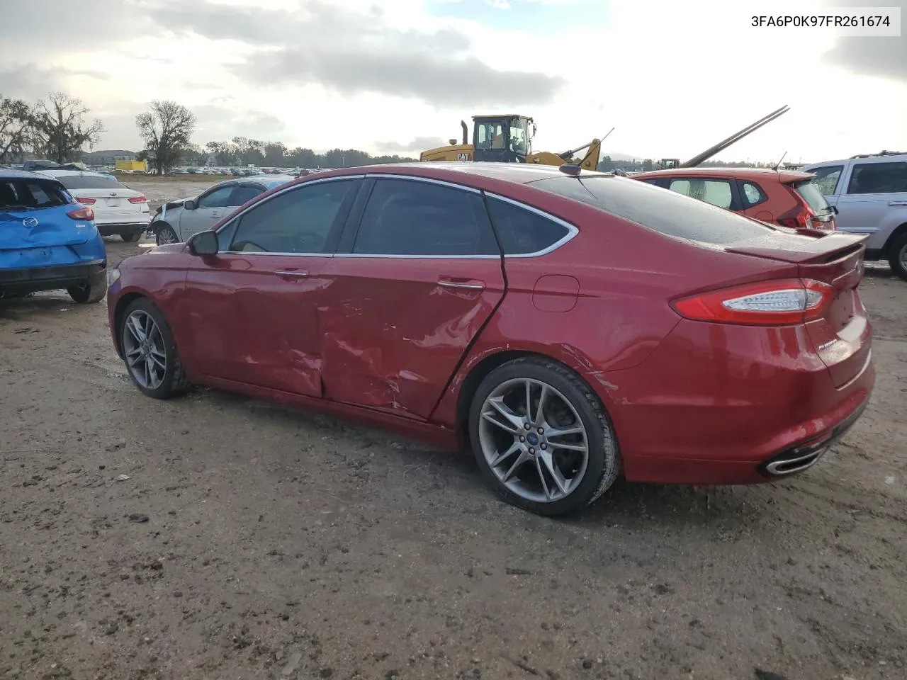 3FA6P0K97FR261674 2015 Ford Fusion Titanium