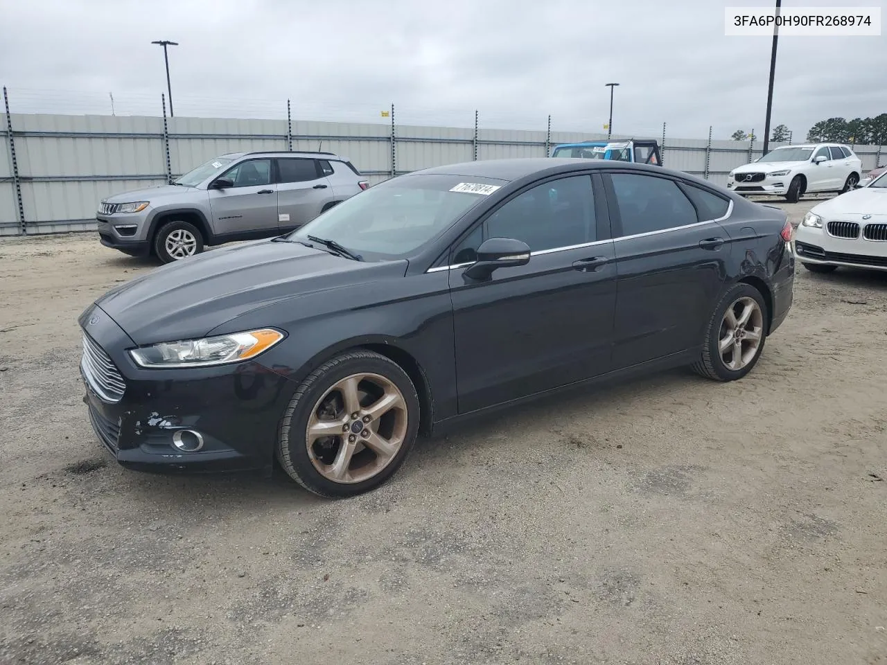 2015 Ford Fusion Se VIN: 3FA6P0H90FR268974 Lot: 71670814