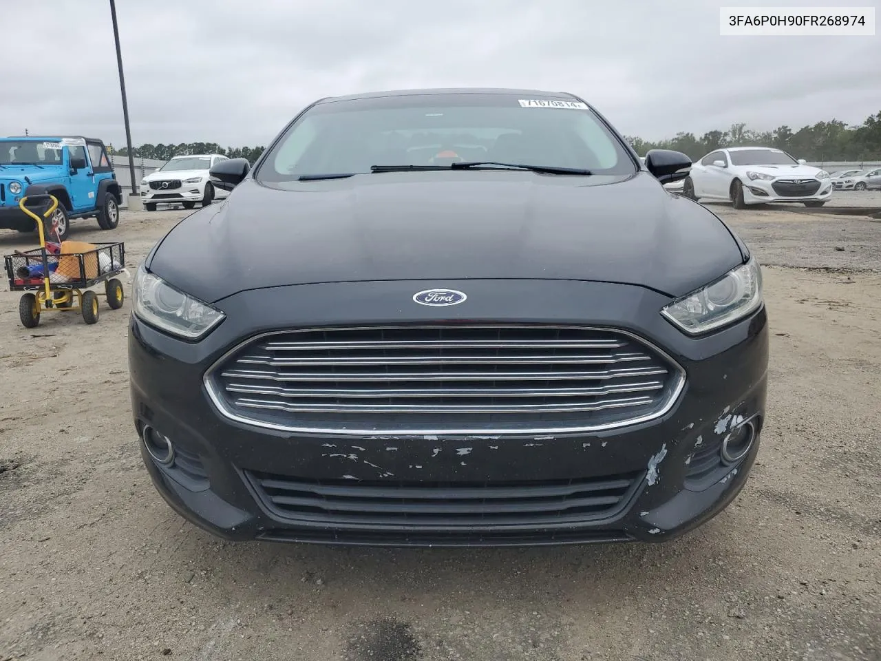 2015 Ford Fusion Se VIN: 3FA6P0H90FR268974 Lot: 71670814