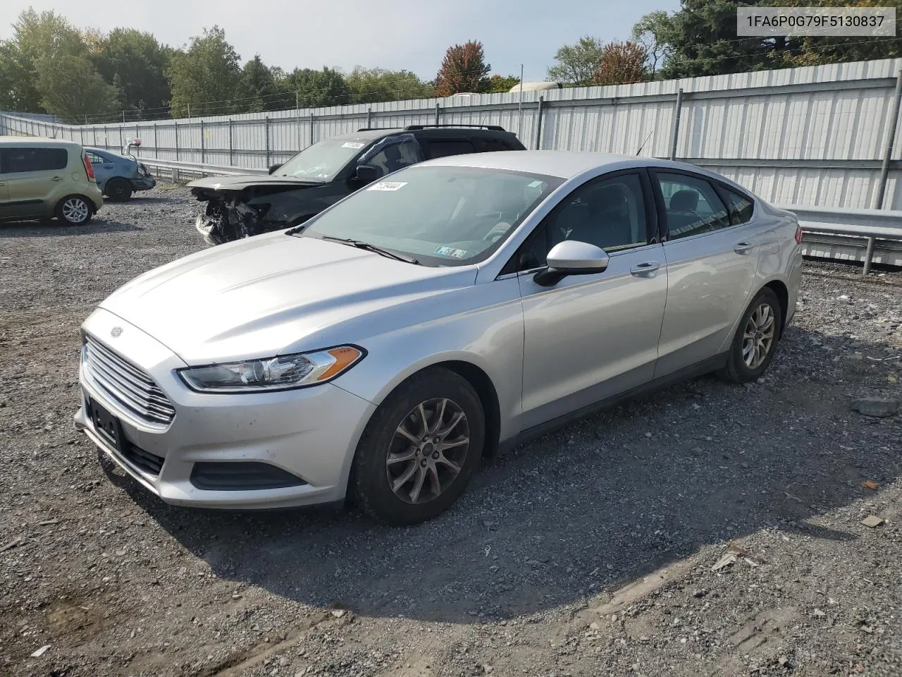 2015 Ford Fusion S VIN: 1FA6P0G79F5130837 Lot: 71739444