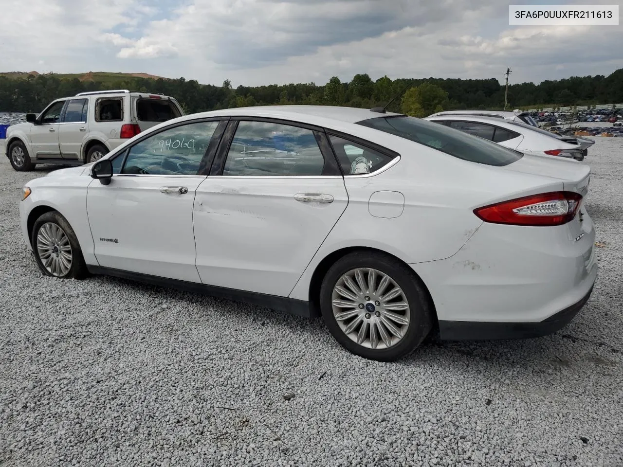 3FA6P0UUXFR211613 2015 Ford Fusion S Hybrid