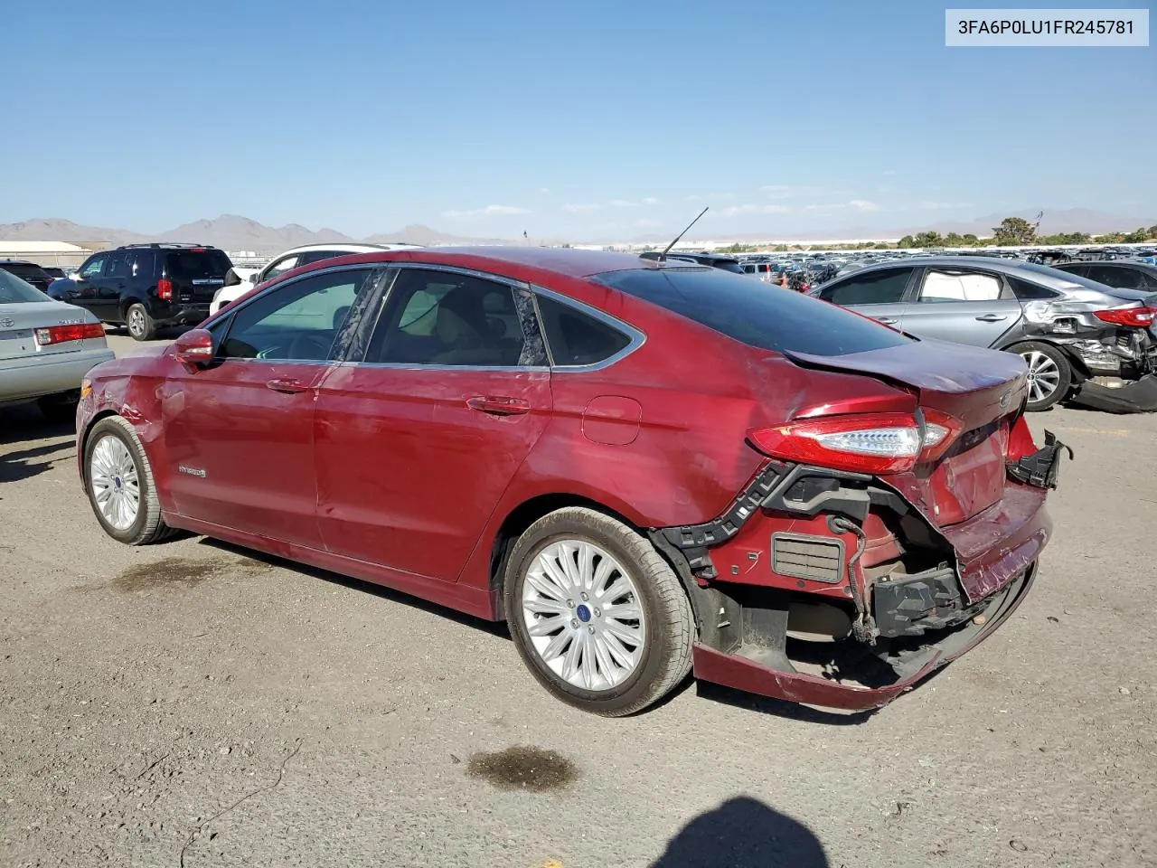 2015 Ford Fusion Se Hybrid VIN: 3FA6P0LU1FR245781 Lot: 71829794