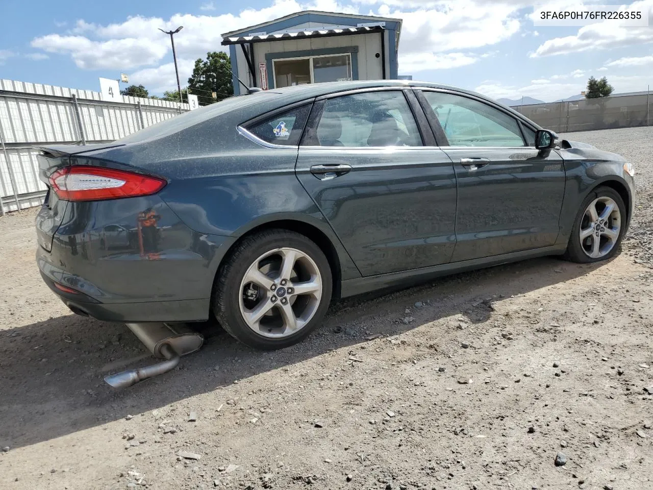 2015 Ford Fusion Se VIN: 3FA6P0H76FR226355 Lot: 72003154