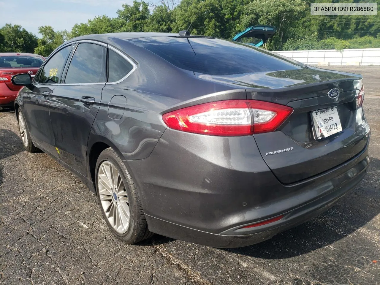 2015 Ford Fusion Se VIN: 3FA6P0HD9FR286880 Lot: 72508064