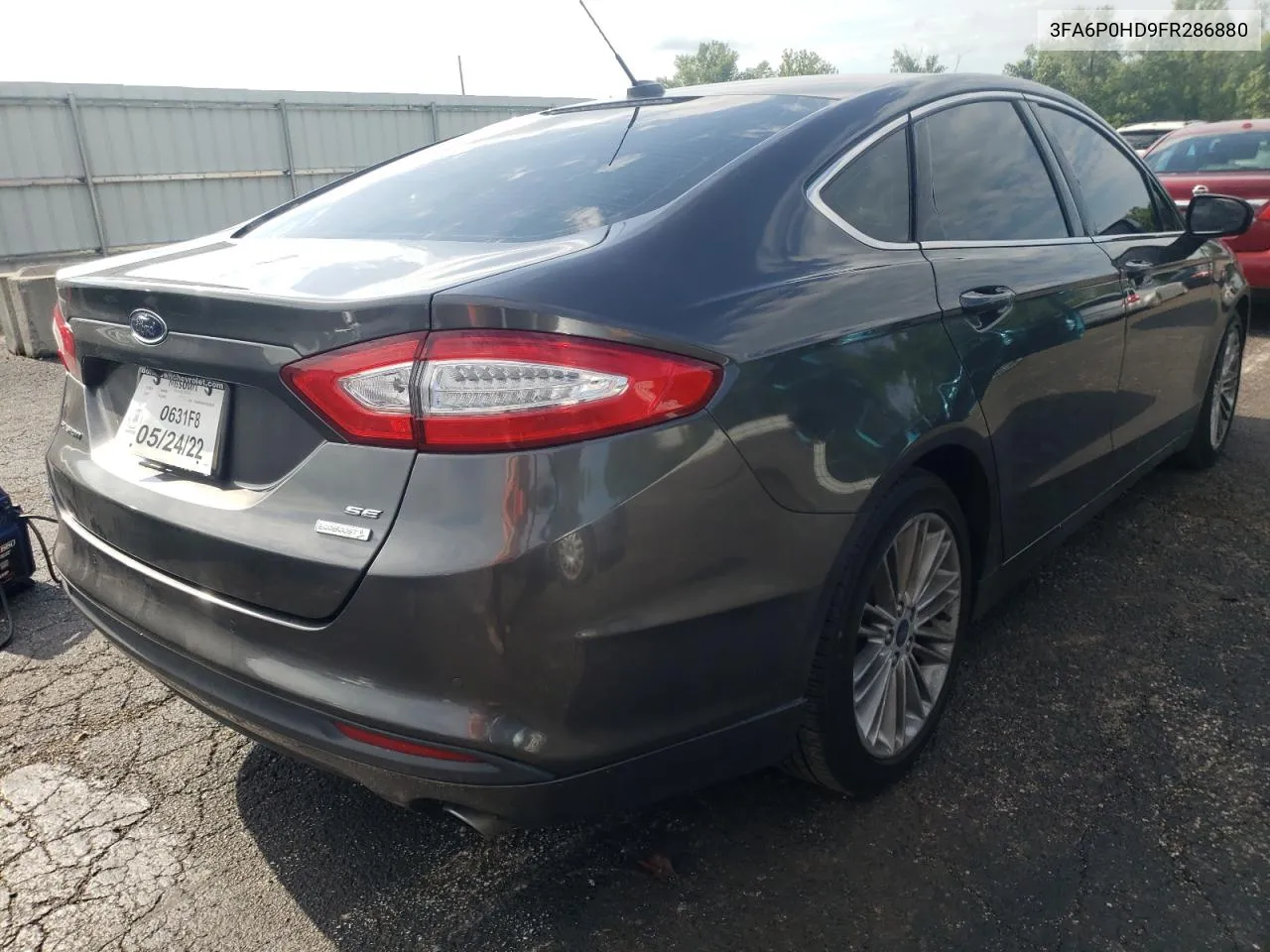 2015 Ford Fusion Se VIN: 3FA6P0HD9FR286880 Lot: 72508064