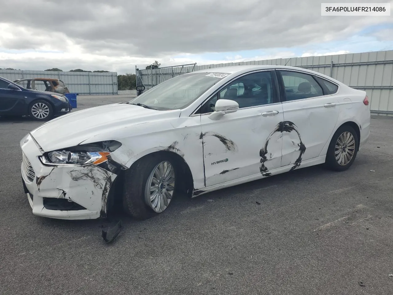 2015 Ford Fusion Se Hybrid VIN: 3FA6P0LU4FR214086 Lot: 72840634