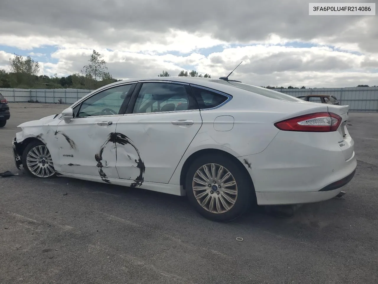 2015 Ford Fusion Se Hybrid VIN: 3FA6P0LU4FR214086 Lot: 72840634