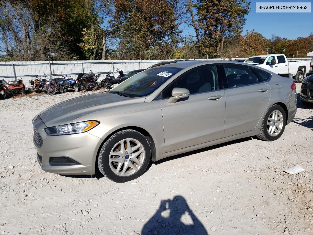 2015 Ford Fusion Se VIN: 3FA6P0HDXFR248963 Lot: 73309604