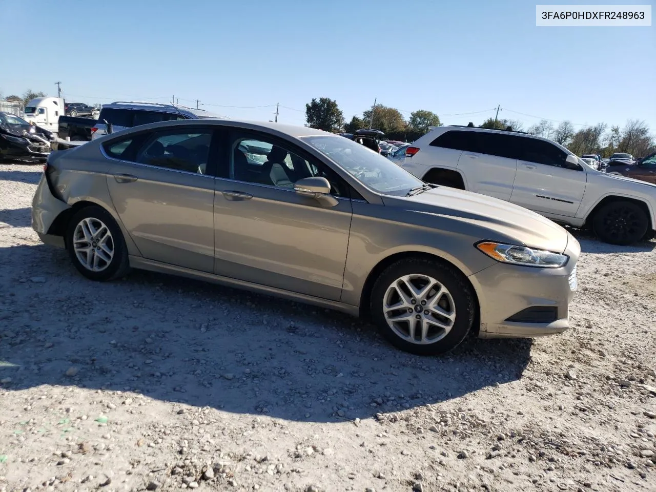 2015 Ford Fusion Se VIN: 3FA6P0HDXFR248963 Lot: 73309604