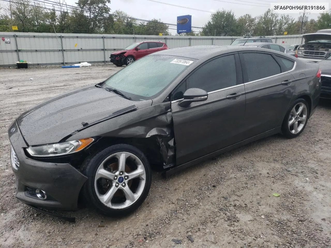 2015 Ford Fusion Se VIN: 3FA6P0H96FR191866 Lot: 73397064