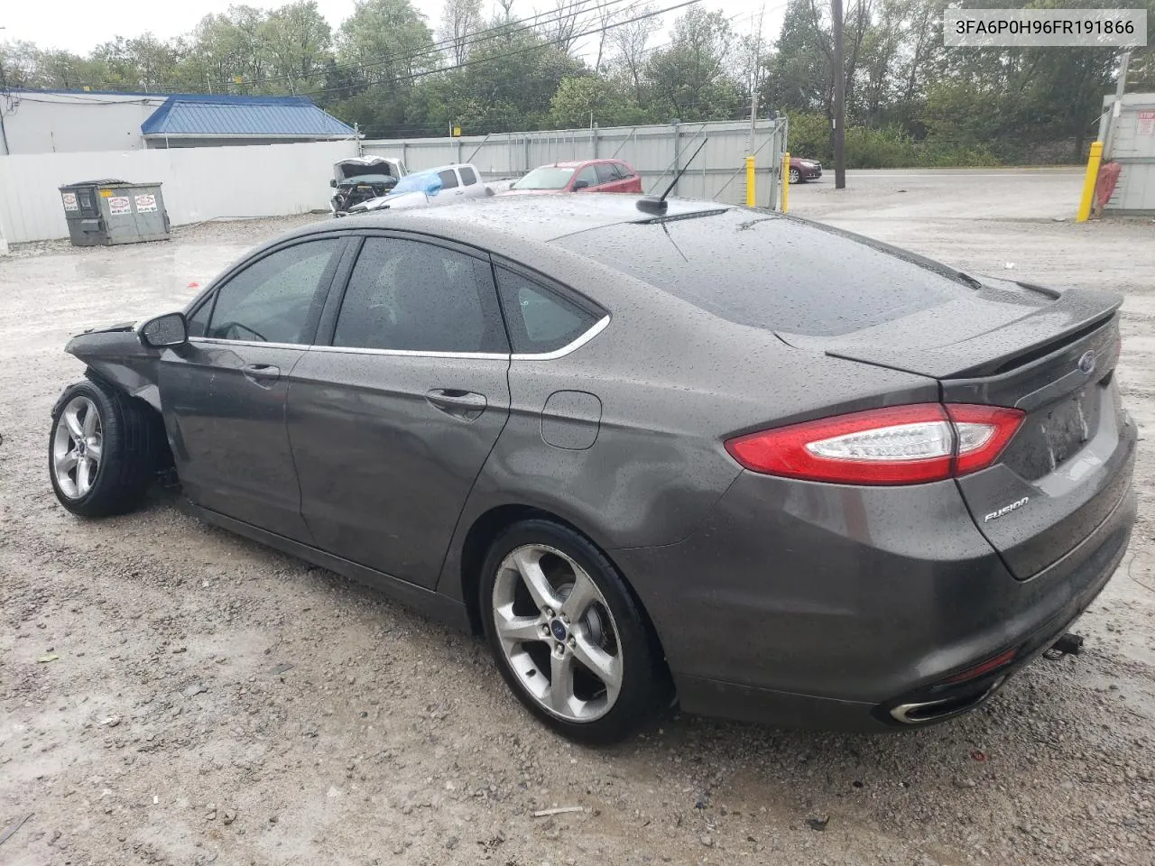 2015 Ford Fusion Se VIN: 3FA6P0H96FR191866 Lot: 73397064