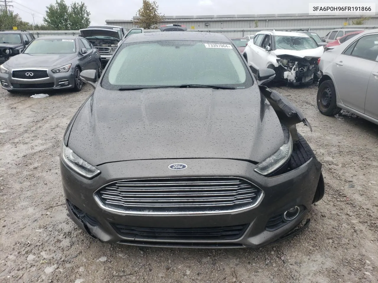 2015 Ford Fusion Se VIN: 3FA6P0H96FR191866 Lot: 73397064