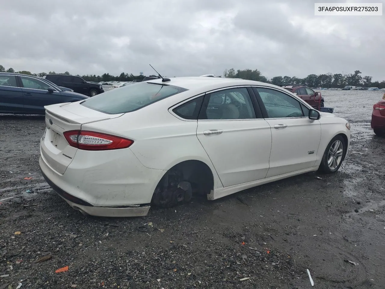 3FA6P0SUXFR275203 2015 Ford Fusion Titanium Phev