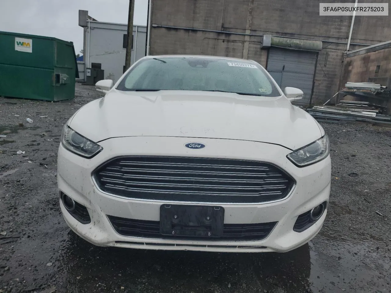 2015 Ford Fusion Titanium Phev VIN: 3FA6P0SUXFR275203 Lot: 73459374