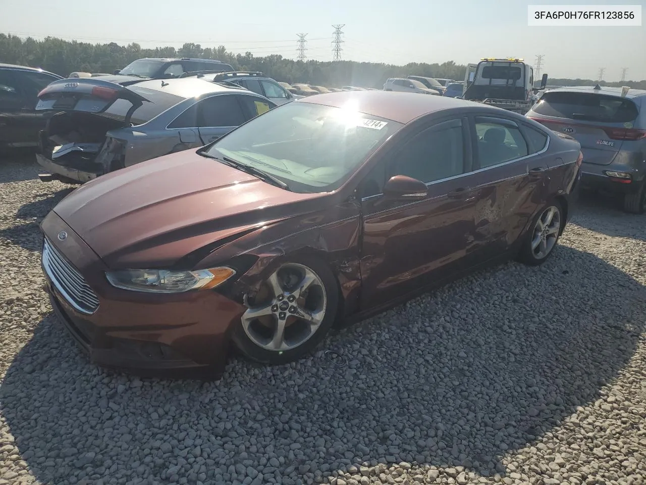 2015 Ford Fusion Se VIN: 3FA6P0H76FR123856 Lot: 73514214