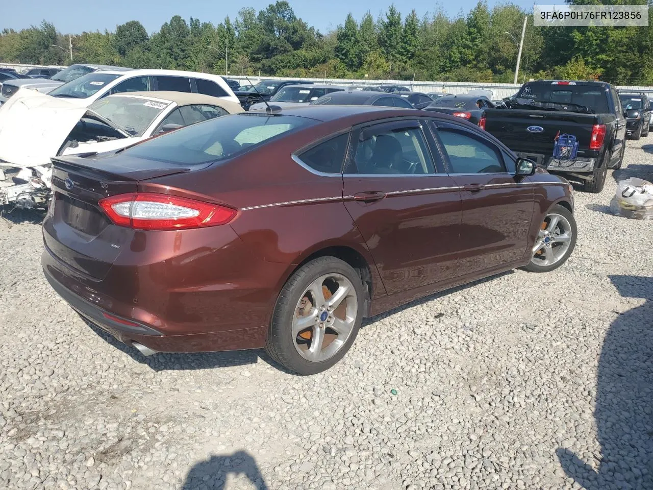 2015 Ford Fusion Se VIN: 3FA6P0H76FR123856 Lot: 73514214