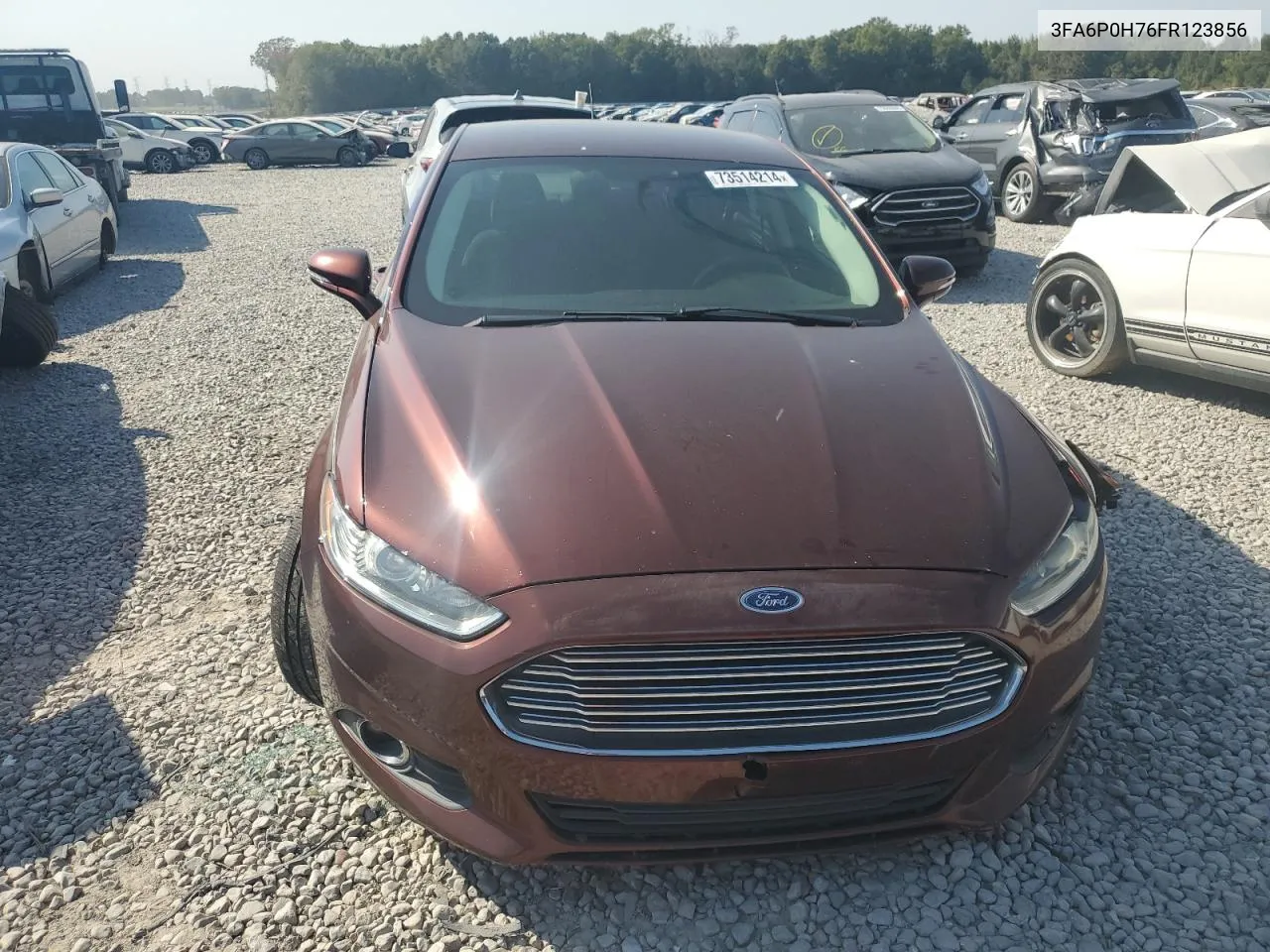 2015 Ford Fusion Se VIN: 3FA6P0H76FR123856 Lot: 73514214