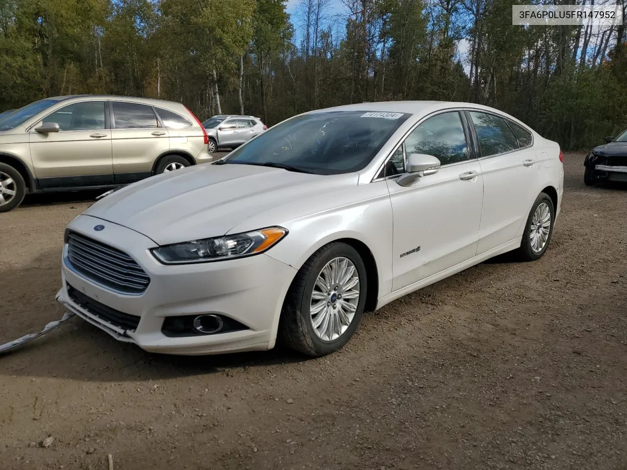 2015 Ford Fusion Se Hybrid VIN: 3FA6P0LU5FR147952 Lot: 74174304