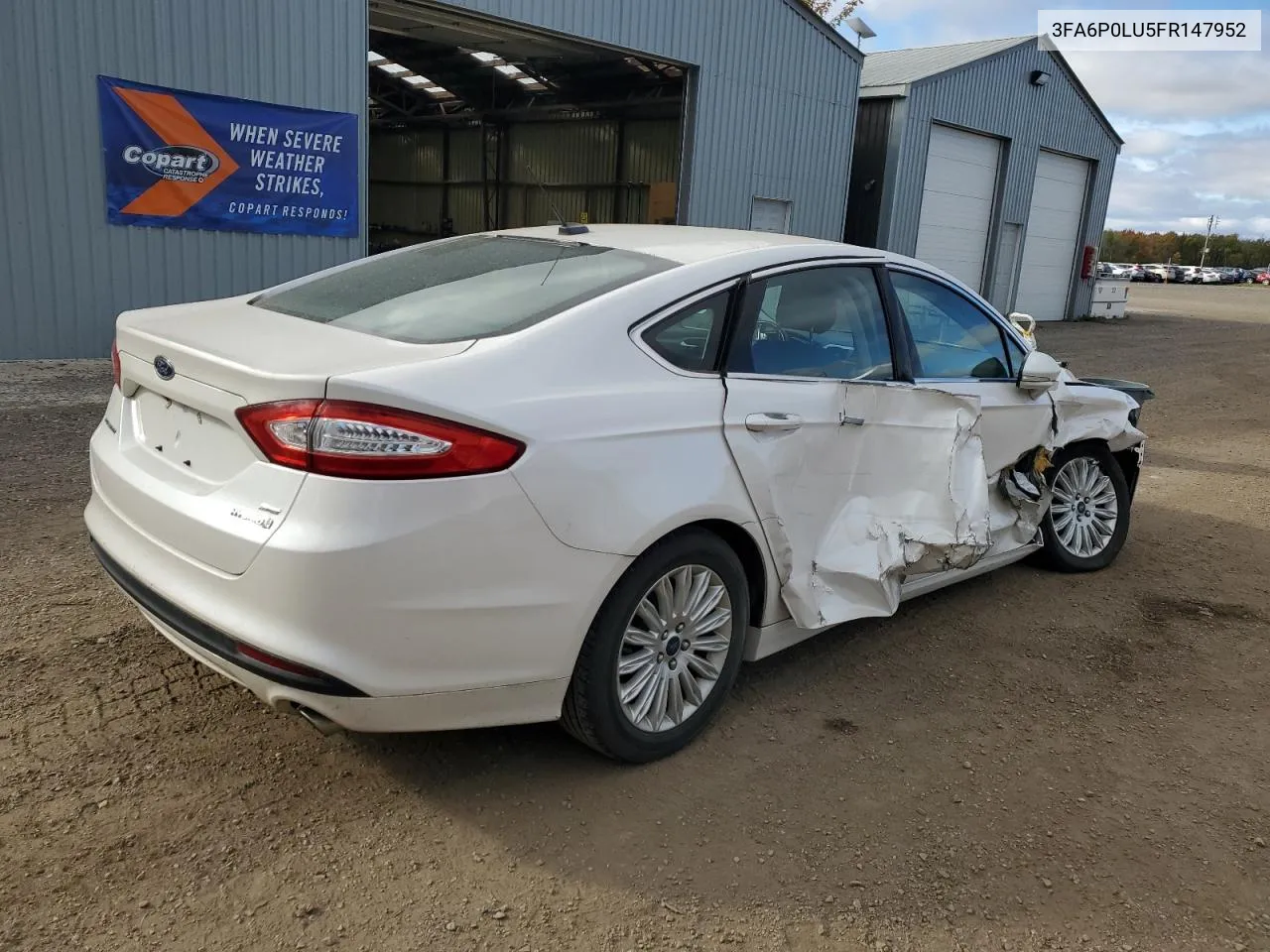 2015 Ford Fusion Se Hybrid VIN: 3FA6P0LU5FR147952 Lot: 74174304