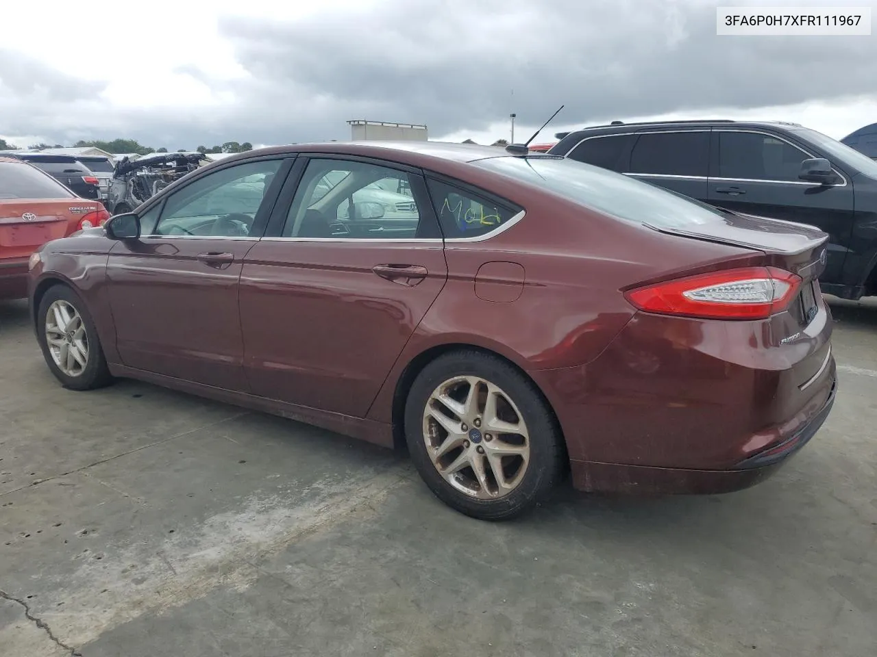 2015 Ford Fusion Se VIN: 3FA6P0H7XFR111967 Lot: 74676284