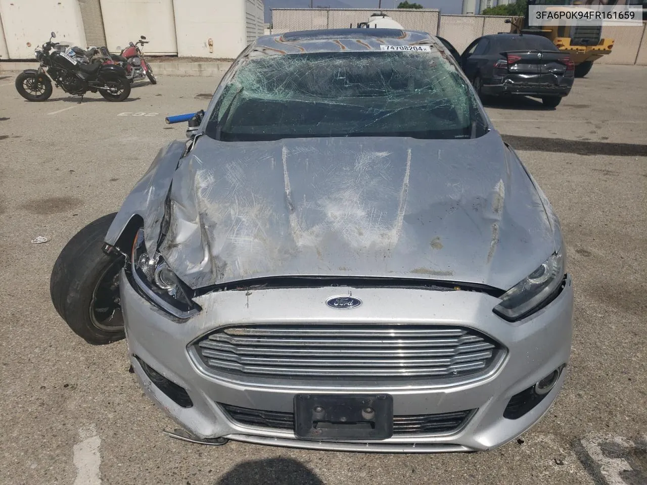 2015 Ford Fusion Titanium VIN: 3FA6P0K94FR161659 Lot: 74708204