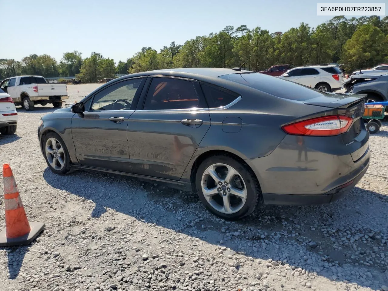 2015 Ford Fusion Se VIN: 3FA6P0HD7FR223857 Lot: 74826284