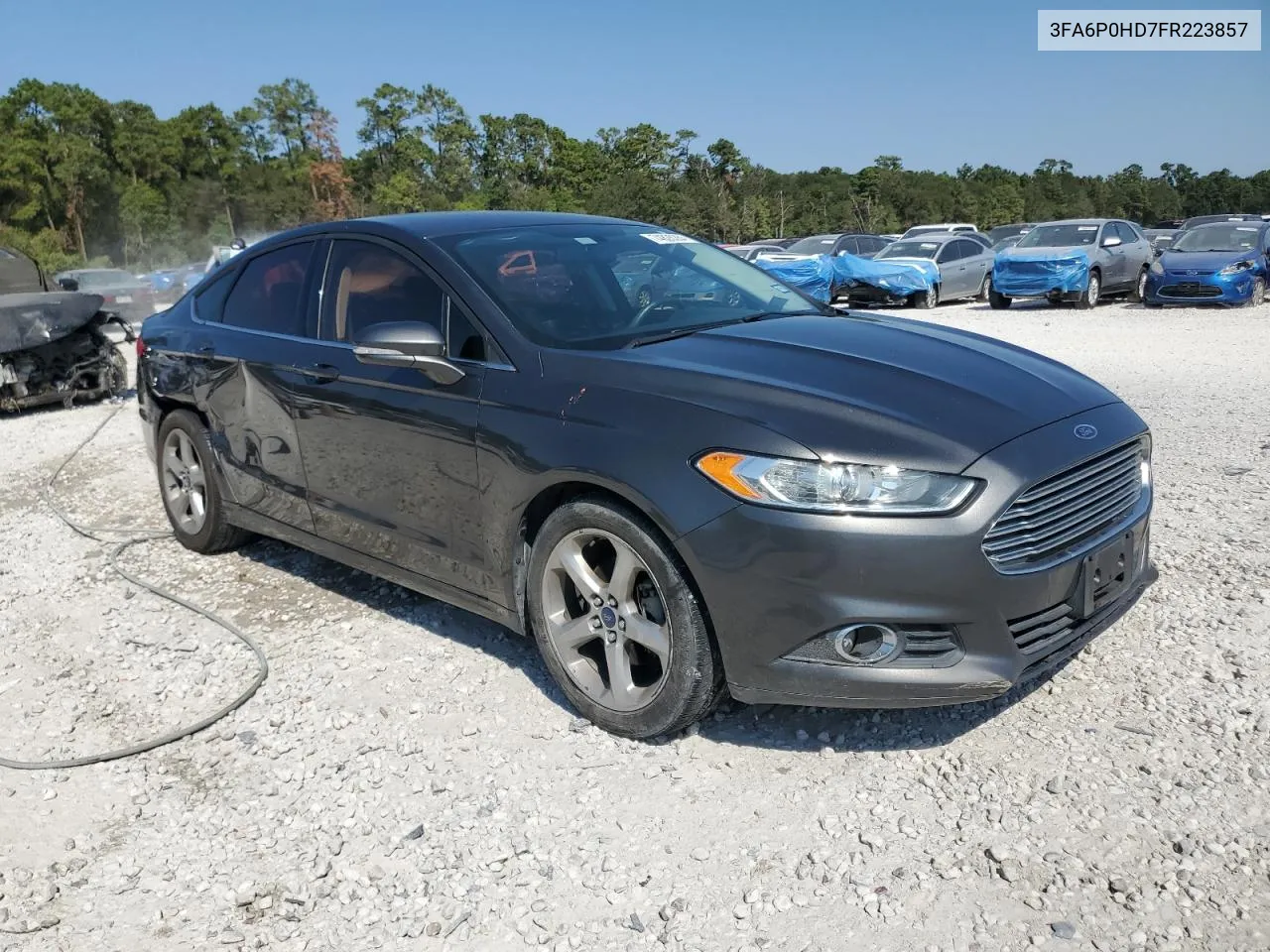 2015 Ford Fusion Se VIN: 3FA6P0HD7FR223857 Lot: 74826284