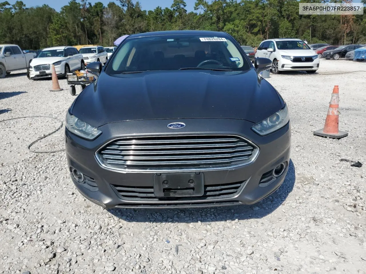 2015 Ford Fusion Se VIN: 3FA6P0HD7FR223857 Lot: 74826284