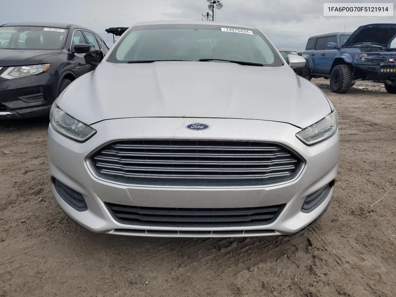 2015 Ford Fusion S VIN: 1FA6P0G70F5121914 Lot: 74975434