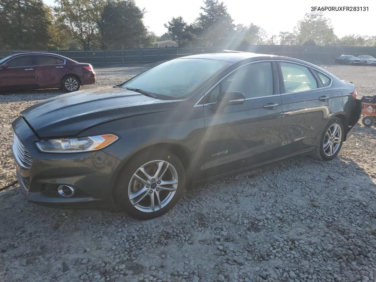 2015 Ford Fusion Titanium Hev VIN: 3FA6P0RUXFR283131 Lot: 75001794